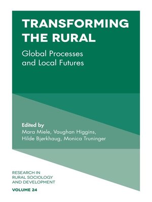 cover image of Research in Rural Sociology and Development, Volume 24